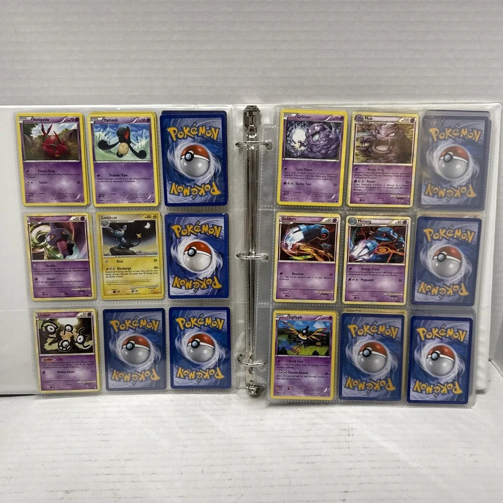 Pokemon Binder Lot Collection Of 199 Cards Illustration Rares Full Arts, Basics